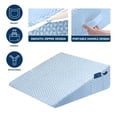 thumbnail image 4 of Almohada con forma de cuña COLDHUNTER, 7,5 camas, para después de la cirugía, azul, 4 of 6