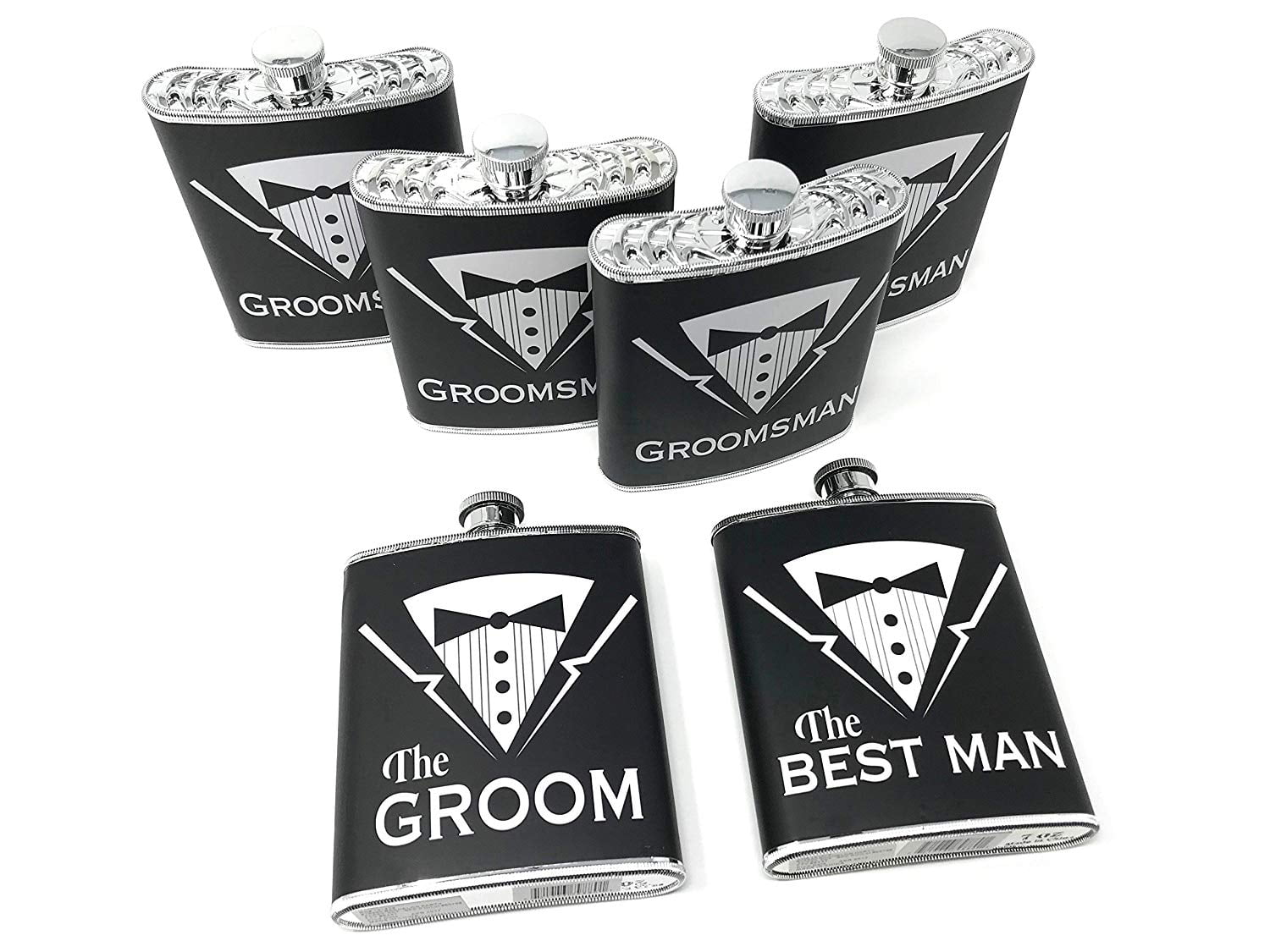 Grooms Gifts Set of 6 Groom. Best Man. Groomsman Bachelor Party