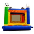 thumbnail image 4 of Pogo Crossover Inflatable Bounce House Jumper Kids Sports Bouncy Castle, 4 of 9