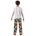 thumbnail image 4 of FORMRS Boys Pajama Pants with Pockets Size 6-8Y Kids Lounge Sleep Bottoms, Green Clover Pattern, 4 of 8