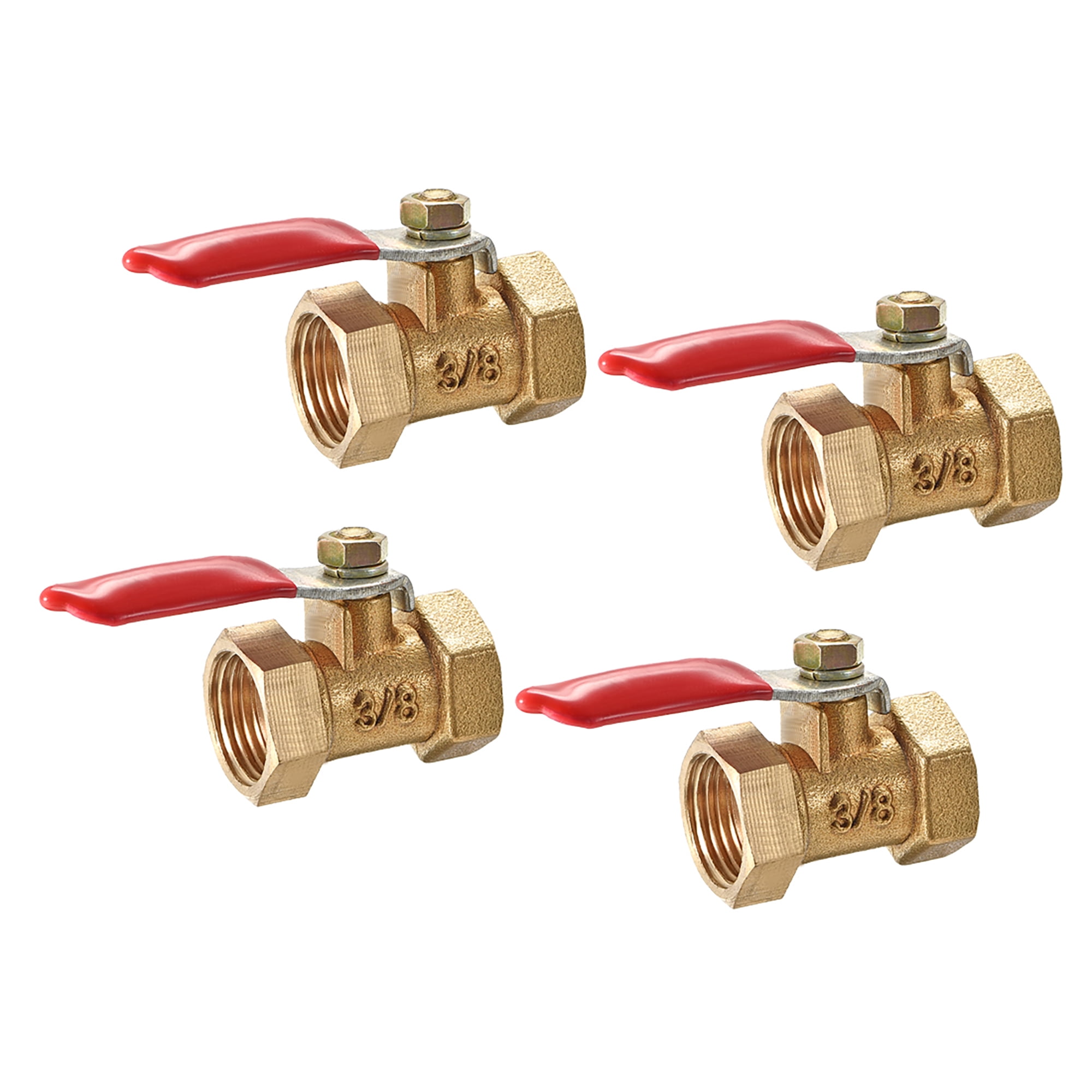 Brass Air Ball Valve Shut Off Switch G3/8 Female to Female Pipe Coupler