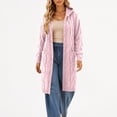 thumbnail image 5 of Hvogkswy Long Cardigan Sweaters for Women Long Sleeve Oversized Knit Outerwear Fall Casual Hooded Cardigan with Pockets, 5 of 7