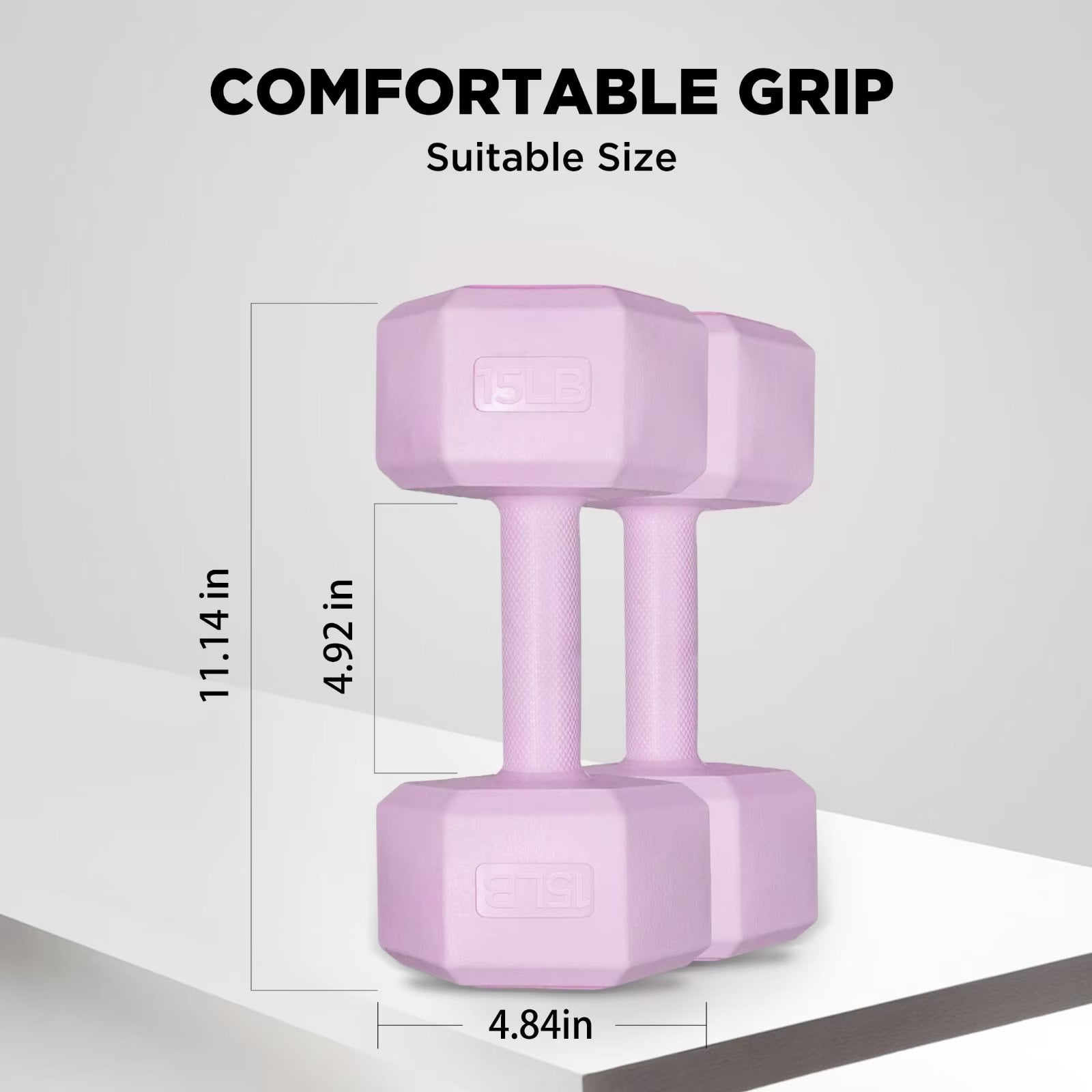 ZTTENLLY Dumbbell Sets, 5-36 lb, Adjustable, Purple