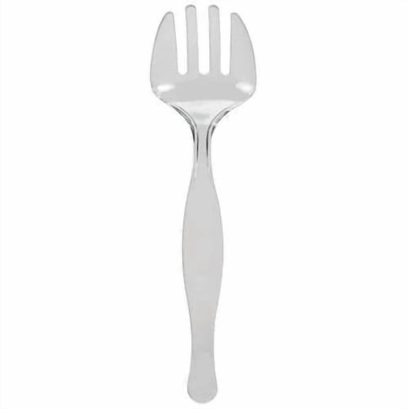 EcoQuality Disposable Plastic 9" Clear Serving Fork - Great for Party, Soups, Kitchen, Office, Togo, Lunch, Cafeterias, Restaurants (36)