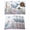 White Gray Blue Mist Blue, variant on Octopus Coastal Placemats Set of 8, Summer Beach Ocean Shell Jellyfish Starfish Placemats for Dining Table, Place Mats for Kitchen Tabletop, Waterproof Wipeable Dining Table Mats Set