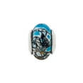 thumbnail image 2 of Fancy Bead White Sterling Silver Mosaic Magnesite Blue 12.73 mm 9.09, 2 of 3