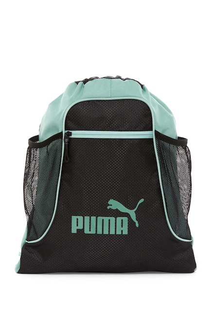 puma gym bag blue