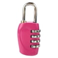 thumbnail image 1 of GZQJFMY Combination Lock 1 Pack 4 Digit Waterproof Locker Locks Secure Outdoor Padlock for Gym Lockers,Toolboxes,Gates,Fences,Storage,Sports Locker,Cabinets (Pink), 1 of 8
