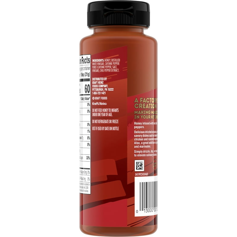 Heinz 57 Collection Infused Honey with Hot Chili, 11.25 oz Bottle