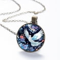 thumbnail image 6 of Peace Dove Necklace Personalized Custom Photo Round Pendant Adjustable Stainless Steel Necklaces with Gift Box for Men Women Mothers Valentine's Jewelry Gift, 6 of 6