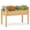 Brown, variant on Raised Garden Bed with Legs, 31x16x31'', Outdoor Wood Elevated Planter Box, Grey Cedar, Thick Legs, w/Liner