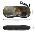 Lion Relaxing Rock Sunglasses Case Neoprene UltraLight and Convenient