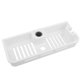 thumbnail image 3 of Inteprter 1 estante de baño, estante de almacenamiento de ducha de plástico, soporte de perforación ajustable gratis, accesorios de almacenamiento de Juegos de accesorios de baño blanco Inteprter HA002245-02, 3 of 6
