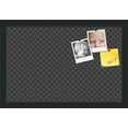 thumbnail image 2 of PinPix ArtToFrames 10x16 Custom Cork Bulletin Board Black Diamond   Poster Board Has a Fabric Style Canvas Finish, Framed in Satin Black (PinPix-120), 2 of 6