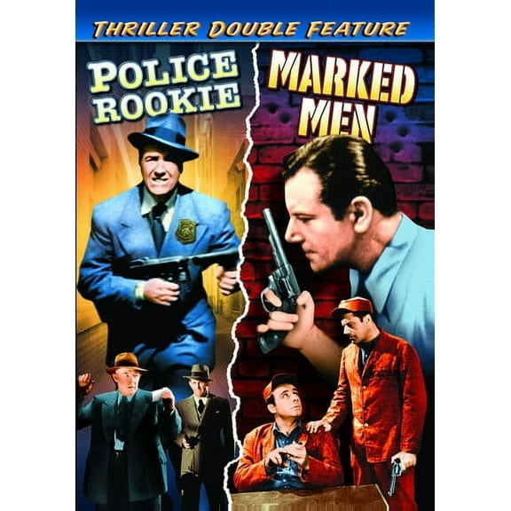 Police Rookie / Marked Men (DVD), Alpha Video, Mystery & Suspense