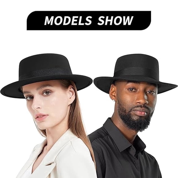 OFEFE Fedora Hats for Men & Women - Pork Pie, Flat Top, Boater & Wide Brim Styles