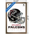 thumbnail image 3 of NFL Atlanta Falcons - Drip Helmet 20 Wall Poster, 14.725" x 22.375", Framed, 3 of 5