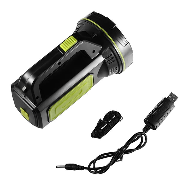 Seitruly Linterna recargable para acampar impermeable al aire libre reflector senderismo pesca luz de trabajo de emergencia con luz lateral Electrónica sin luz lateral