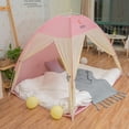 thumbnail image 3 of Foldable Privacy Tent with Zipper for Student Dormitories - No Installation Required, Space-Saving Design, Durable Glass Fiber Frame, Suitable for Both Top and Bottom Bunks, Ideal for, 3 of 5