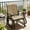 Brown, variant on ChromaCore Outdoor Swing Glider Chair,W/Study Metal Frame for Garden for Backyard,Garden and Porch