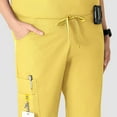 thumbnail image 3 of Wink Origins Romeo - Women's Flare Leg Cargo Scrub Pant, Yellow, 3X, 3 of 5