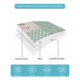thumbnail image 4 of Twin XL Quilt Bedding Set, Boho Spring Floral Reversible Summer Quilt 3 Pieces, Retro Flowers Plants Patchwork Grid Green Lightweight Bedspreads Coverlets with 2 Pillow Shams for All Seasons, 4 of 5
