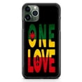 thumbnail image 1 of Rasta Flag Marley Jamaica One Love Slim Shockproof Hard Rubber Custom Case Cover For iPhone 11, 1 of 5