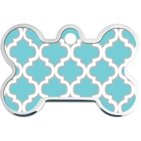 UPC: 0736511458244 | Lattice Print Dog Tag with Raised Edge