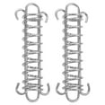 thumbnail image 1 of SHISUYAN 2pcs Camping Spring Buckle: Metal Elastic Rope Tensioner - Tent Wind Buckle Adjustable - Spring-Loaded Steel Fixed Retainer For Hiking, 1 of 9