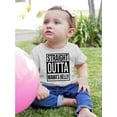 thumbnail image 2 of Straight Outta Mama's Belly T-Shirt Infant -Smartprints Designs,  12 Months, 2 of 4