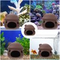thumbnail image 4 of Aquarium Mushroom House Fish Tank Landscape Decor Shrimp Shelter Coffee Color, 4 of 6