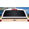 thumbnail image 2 of SignMission P-18-Black Diamond Plate Signmission Black Diamond Plate Rear Window Graphic Truck View Thru Vinyl Decal, 2 of 6