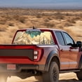 thumbnail image 4 of Pzuqiu Snowy Mountain Starlit Sky Theme Back Window Decals for Most Trucks Pickups, Perforated Sun Protection Vinyl Car Rear Windshield Sunshade, 4 of 8