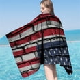thumbnail image 5 of Tkrady Beach Towels Star and Stripe Flag Beach Towel Beach Blankets Pool Towels Microfiber Beach Towels For Adults Bath Towels For Pool Beach, 5 of 6