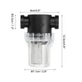 thumbnail image 2 of Unique Bargains 1/2 Inch Water Pump Strainer Filter, Pipe Water Pump Strainer with 80 Mesh Stainless Steel Filter Screen, 2 of 6