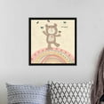 thumbnail image 3 of Kids Nursery Art "Rainbow Bear" White Float Framed Canvas - 20x20, 3 of 5