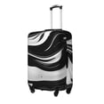 thumbnail image 2 of Haiem Abstract Black White Swirls Luggage Cover Printed Suitcase Covers for Luggage Elastic Washable Suitcase Protector Fits 18-32 Inch Luggage-Small, 2 of 8