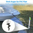 thumbnail image 3 of Dock Auger JYINCPED para anclajes de arena para tuberías de PVC de 1.5 pulgadas, 3 of 7