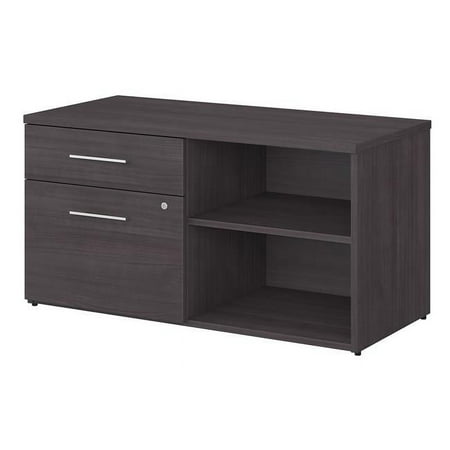 UPC: 0042976110819 | Bush Business Furniture Office 500 23.2 Storage Cabinet with Two Shelves Storm Gray OFS145SG