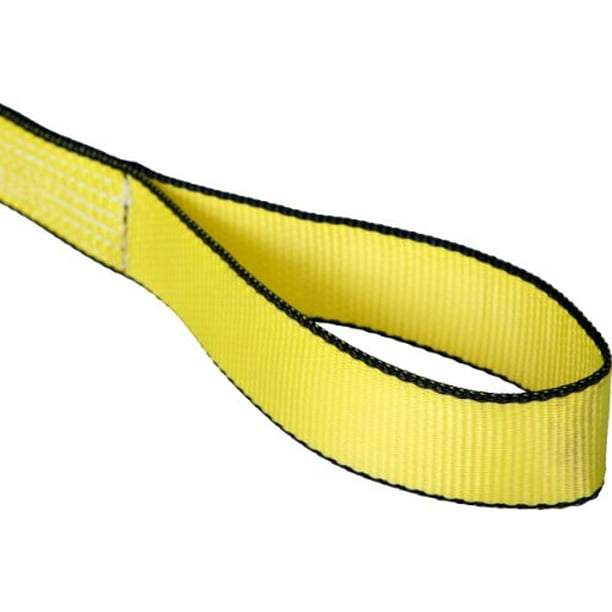 Mazzella EE1902 Edgeguard Nylon  Sling, EyeandEye, Yellow, 1 Ply