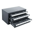 thumbnail image 1 of VEVOR Drill Bit Dispenser Cabinet, Three-Drawer Drill Bit Organizer Cabinet for 1/16" to 1/2", Steel Drill Dispenser Organizer Cabinet with Labels, Stackable Drill Dispenser for Drill Bit Storage, 1 of 9