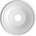 thumbnail image 5 of Ekena Millwork 19"OD x 3 1/2"ID x 1"P Berkshire Thermoformed PVC Ceiling Medallion (Fits Canopies up to 8 3/8"), Bright Coat Gold, 5 of 10