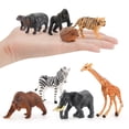 thumbnail image 2 of Colección de muñecos artificiales de animales salvajes, 12 unidades/lote, 2 of 5