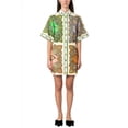 thumbnail image 5 of Women's Printed Shirt Dress Fashionable Casual Slim Fit Long Cotton Linen Shirt Dress, 5 of 6
