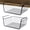 2 PCS, variant on Under Shelf Basket, 2 x Medium Metal Wire Kitchen Storage Basket, Space Saving Sliding Organizer for Pantry, Cabinet & Closet Shelves, 22 lb Capacity, White