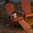 thumbnail image 4 of Wildridge Heritage Sunset Adirondack Chair, Cherrywood, Outdoor Weather Resistant Poly Patio Furniture, 4 of 5