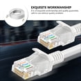 thumbnail image 4 of UPOUART 1Pack Internet Cable Ethernet Cable Flat PVC White for Wired LAN Connection Users Back to School, 4 of 7