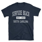 Surfside Beach South Carolina Classic Established Men's Cotton T-Shirt