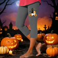 thumbnail image 2 of Bovemsi Workout Clothes for Women High Waist Stretchy Halloween Graphic Yoga Pants, 7/8 Length Slim Workout Running Leggings Vacation Outfits for Women XL Gray, 2 of 2