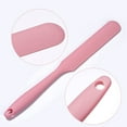 thumbnail image 3 of LAICAIW 4pcs Silicone Spatula Set Heat Resistant Cake Cream Butter Spatulas Mixing Batter Scraper Non-Stick Flexible Baking Cooking Tool 4 Colors (mix color-3), 3 of 6
